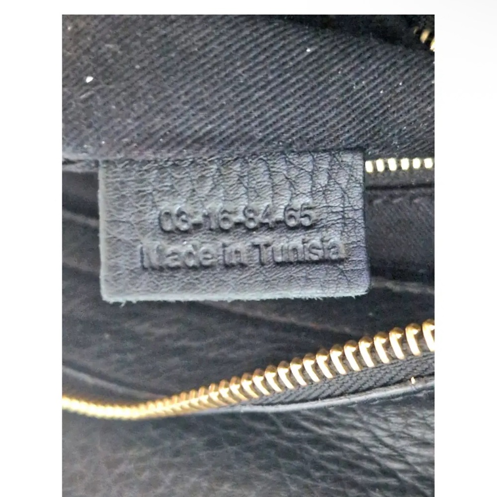 See By Chloe Small Paige Black suede and gold hardware crossbody Satchel - Picture 9 of 12